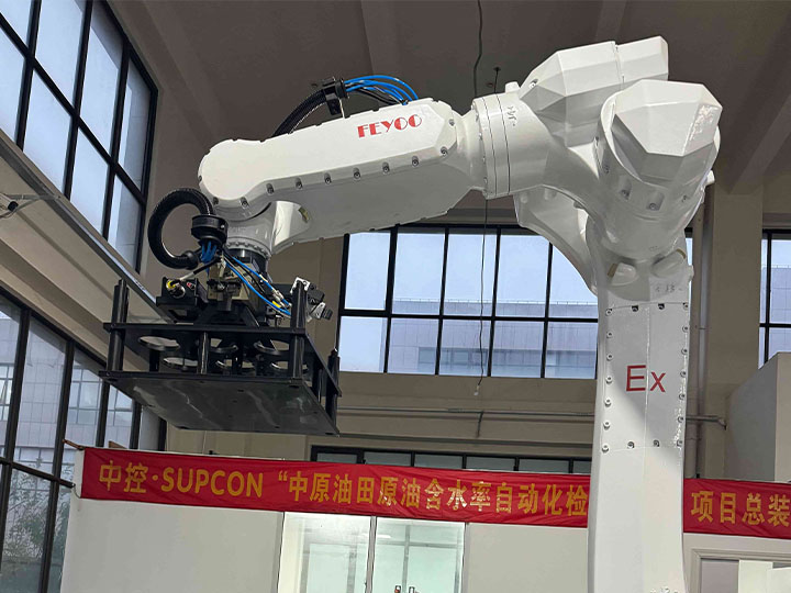 易燃易爆環(huán)境下，防爆機器人搬運、碼垛等工作流程